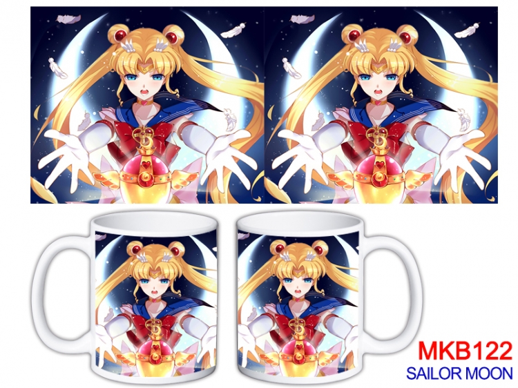 sailormoon Anime color printing ceramic mug cup price for 5 pcs  MKB-122