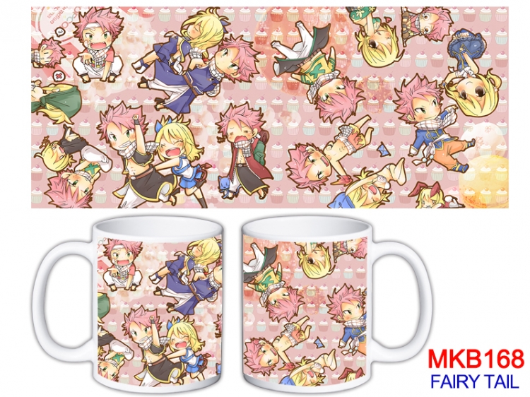 Fairy tail Anime color printing ceramic mug cup price for 5 pcs MKB-168