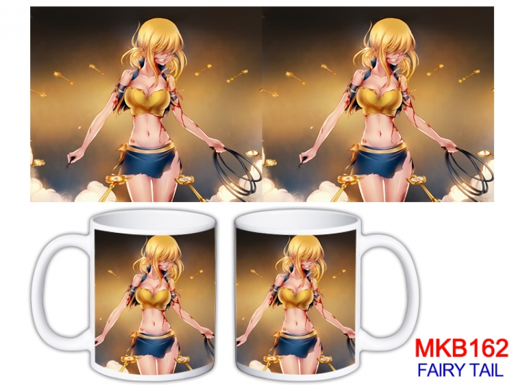 Fairy tail Anime color printing ceramic mug cup price for 5 pcs MKB-162