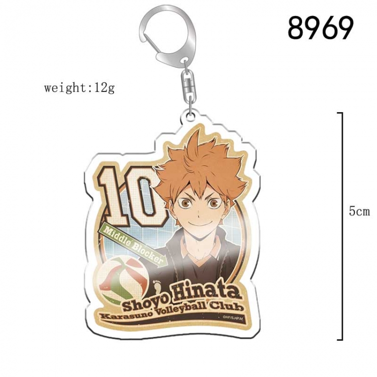 Haikyuu!! Anime acrylic Key Chain  price for 5 pcs 8969