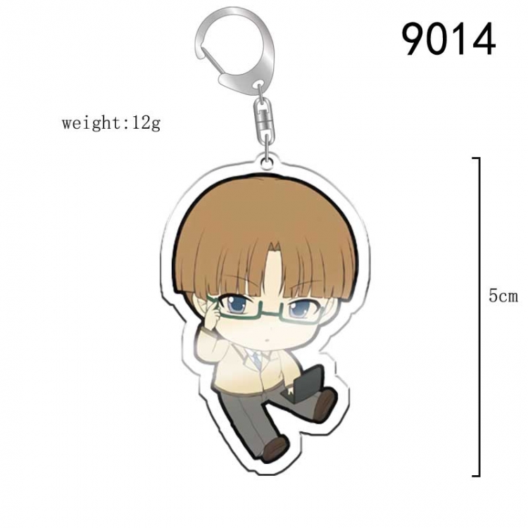 Angel Beats! Anime acrylic Key Chain  price for 5 pcs 9014