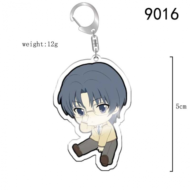 Angel Beats! Anime acrylic Key Chain  price for 5 pcs 9016