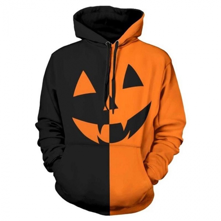 Halloween Round tie hat without zipper sweater S-5XL Book three days in advance price for 2 pcs style F