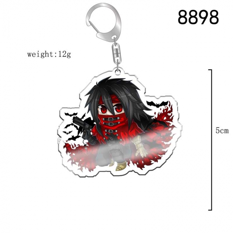 Final Fantasy Anime acrylic Key Chain  price for 5 pcs 8898