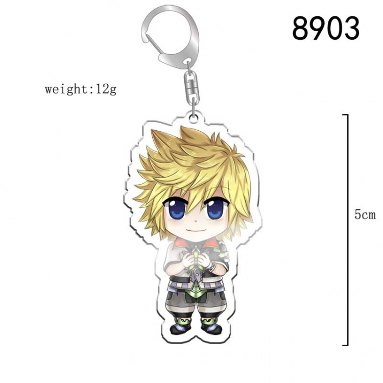 Final Fantasy Anime acrylic Key Chain  price for 5 pcs 8903