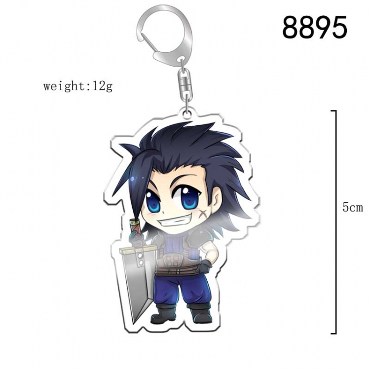 Final Fantasy Anime acrylic Key Chain  price for 5 pcs 8895