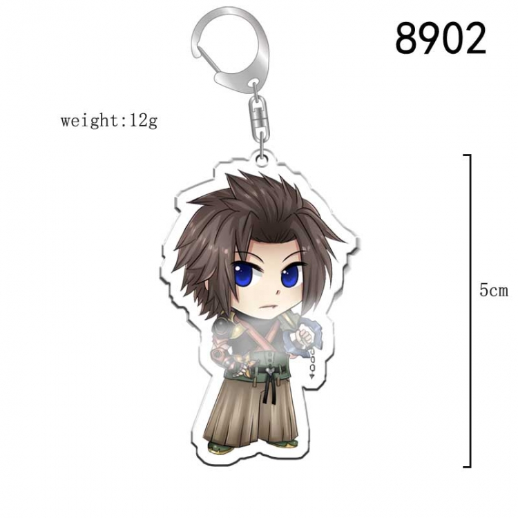 Final Fantasy Anime acrylic Key Chain  price for 5 pcs 8902