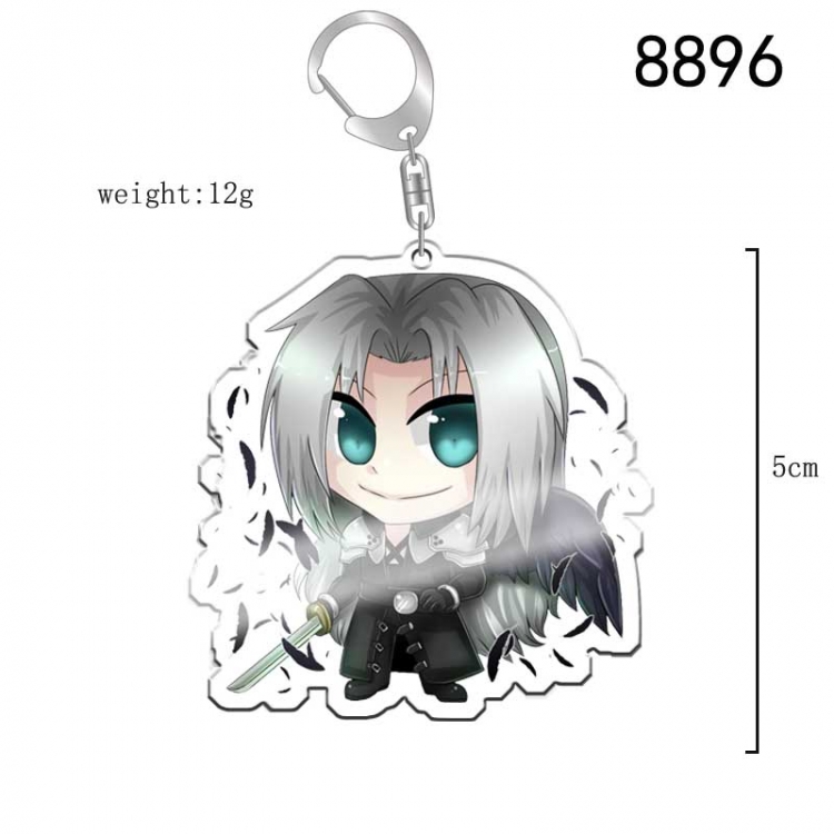 Final Fantasy Anime acrylic Key Chain  price for 5 pcs 8896