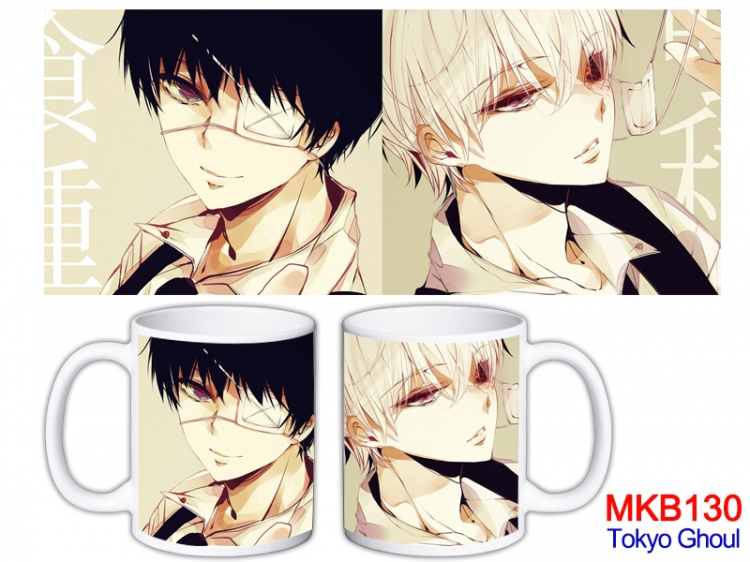 Tokyo Ghoul Anime color printing ceramic mug cup price for 5 pcs  MKB-130