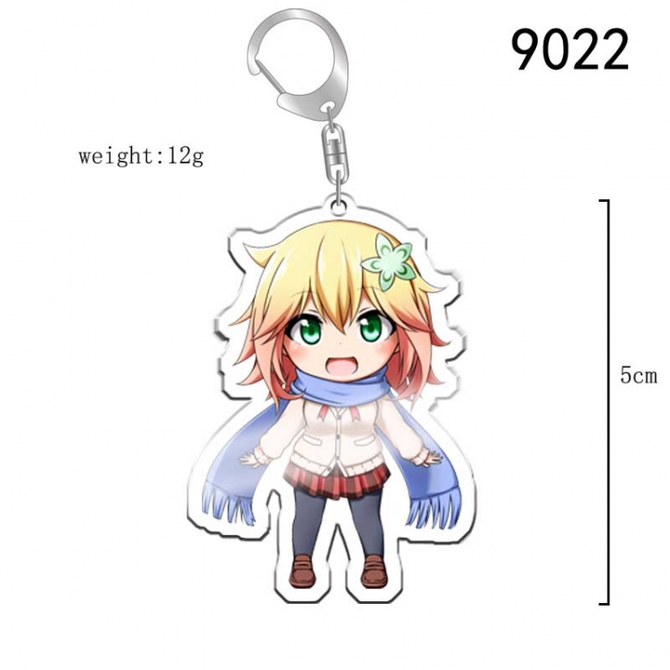 Gabriel DropOut Anime acrylic Key Chain  price for 5 pcs 9022