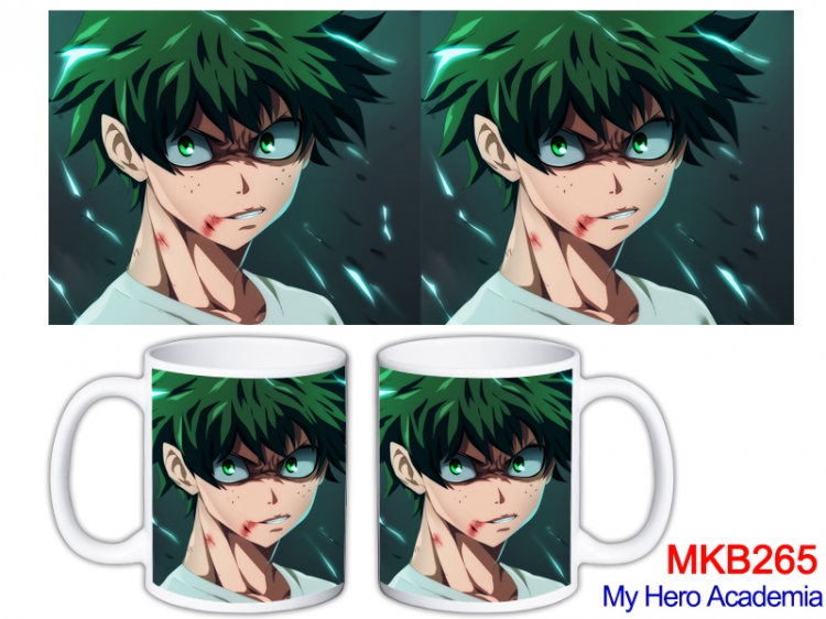 My Hero Academia Anime color printing ceramic mug cup price for 5 pcs MKB-265
