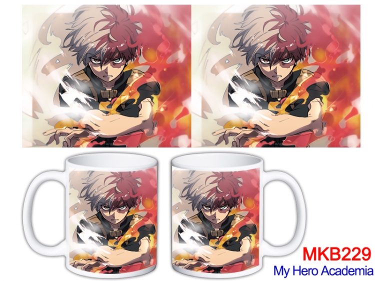 My Hero Academia Anime color printing ceramic mug cup price for 5 pcs   MKB-229