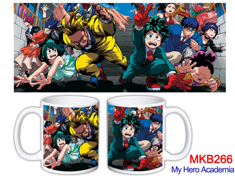 My Hero Academia Anime color printing ceramic mug cup price for 5 pcs MKB-266