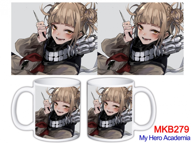 My Hero Academia Anime color printing ceramic mug cup price for 5 pcs MKB-279