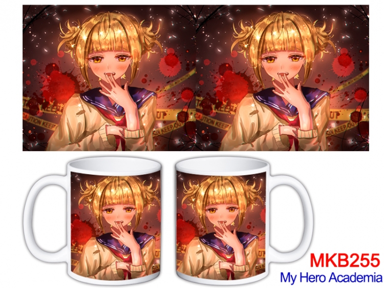 My Hero Academia Anime color printing ceramic mug cup price for 5 pcs MKB-255