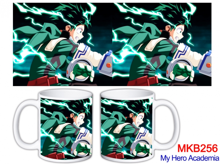 My Hero Academia Anime color printing ceramic mug cup price for 5 pcs MKB-256