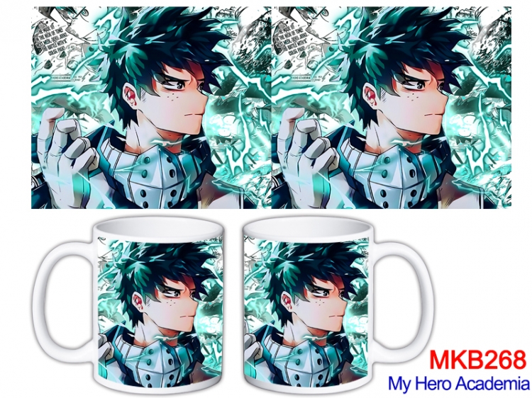 My Hero Academia Anime color printing ceramic mug cup price for 5 pcs  MKB-268