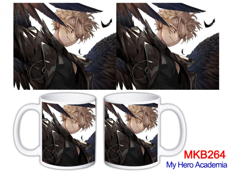 My Hero Academia Anime color printing ceramic mug cup price for 5 pcs MKB-264