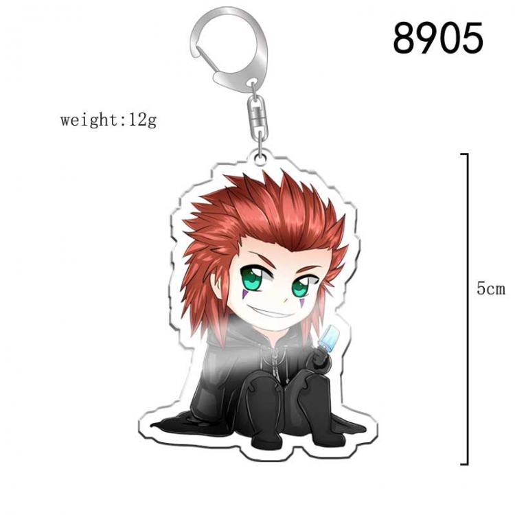 kingdom hearts Anime acrylic Key Chain  price for 5 pcs 8905