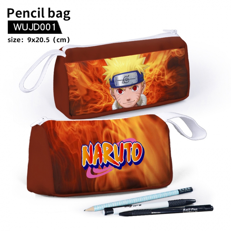 Naruto Anime stationery bag and pencil case 9x20.5 can be customized as a single item WUJD001