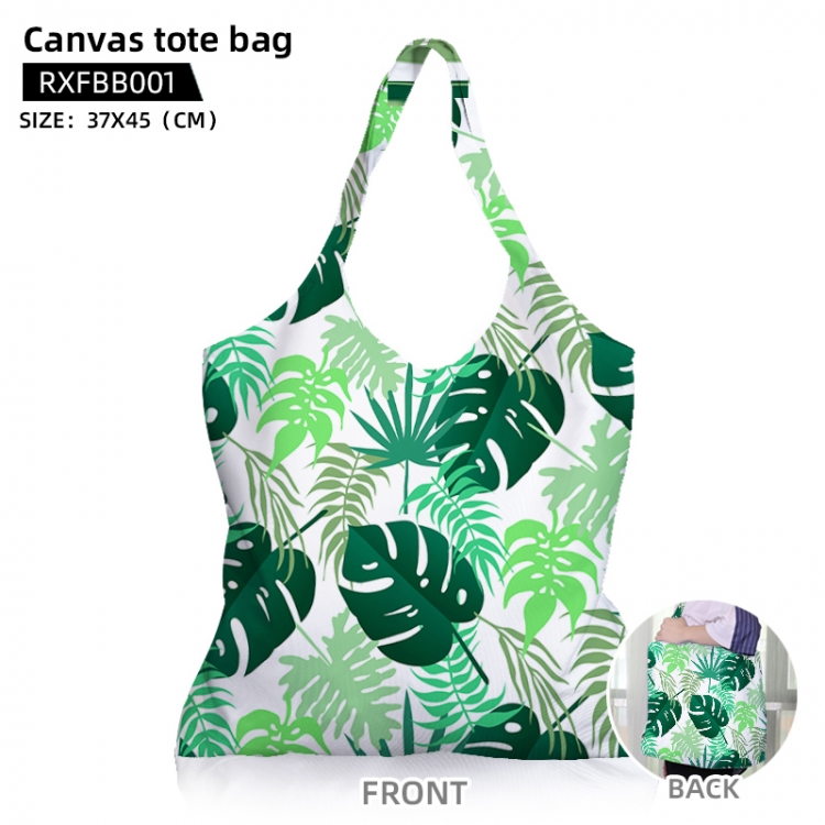 plant Japanese canvas bag can be customized as a single model RXFBB001