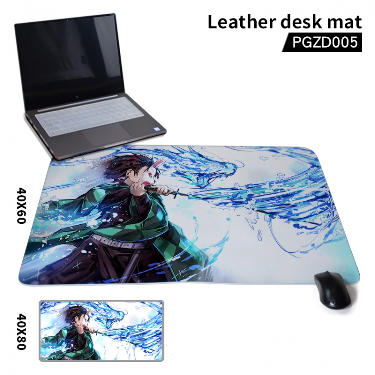 Demon Slayer Kimets Anime leather table mat 40X60CM PGZD005