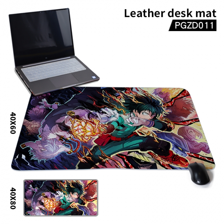 My Hero Academia Anime leather table mat 40X80CM  PGZD011