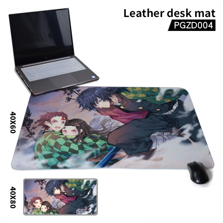 Demon Slayer Kimets Anime leather table mat 40X80CM  PGZD004