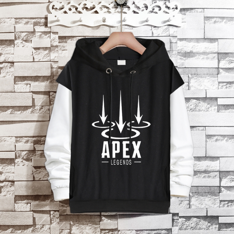 Apex legends Anime fake two-piece thick hooded sweater from S to 3XL