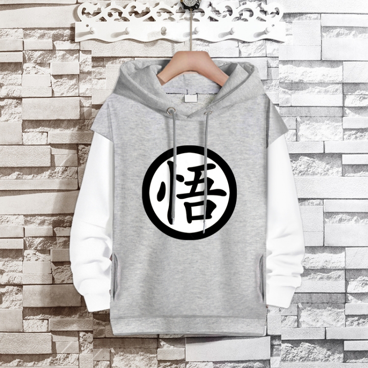 DRAGON BALL Anime fake two-piece thick hooded sweater from S to 3XL