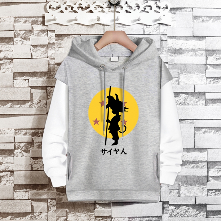DRAGON BALL Anime fake two-piece thick hooded sweater from S to 3XL