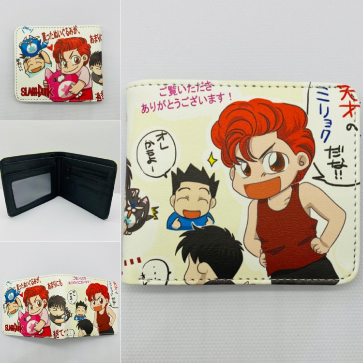 Slam Dunk Full color  Two fold short card case wallet