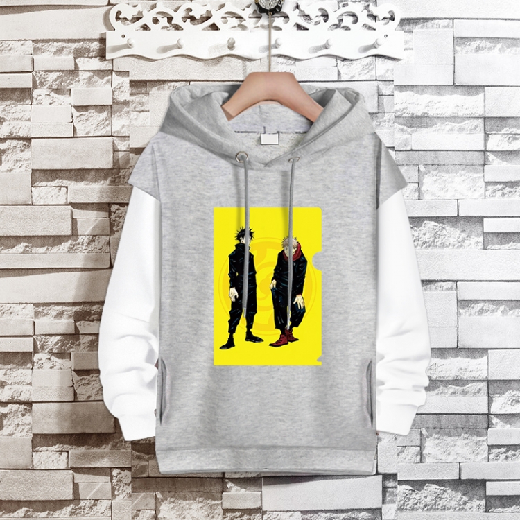 Jujutsu Kaisen  Anime fake two-piece thick hooded sweater from S to 3XL