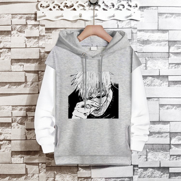 Jujutsu Kaisen  Anime fake two-piece thick hooded sweater from S to 3XL