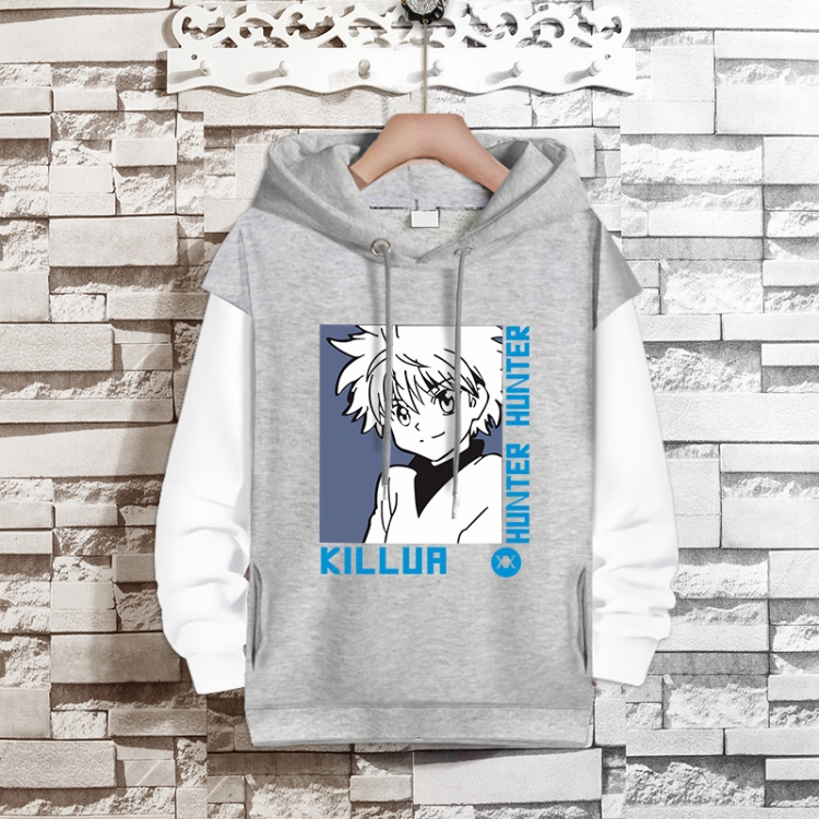 HunterXHunter Anime fake two-piece thick hooded sweater from S to 3XL