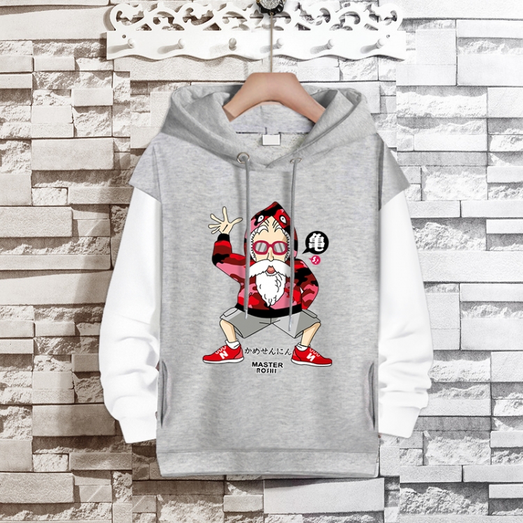  DRAGON BALL Anime fake two-piece thick hooded sweater from S to 3XL