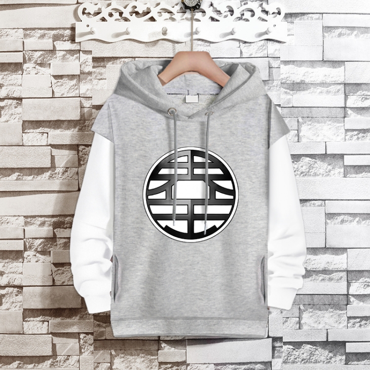  DRAGON BALL Anime fake two-piece thick hooded sweater from S to 3XL