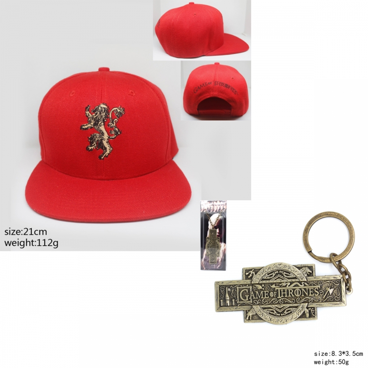 Game of Thrones Anime Baseball Cap Sun Hat   Keychain