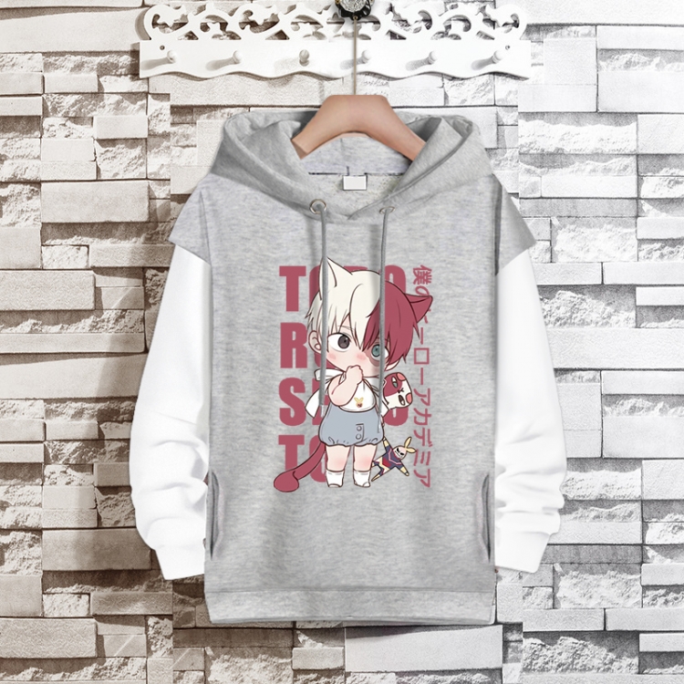 My Hero Academia Anime fake two-piece thick hooded sweater from S to 3XL