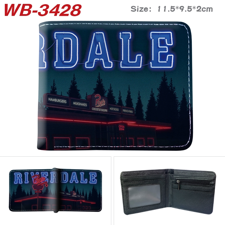 Riverdale  Anime pu half-fold wallet 11.5X9X2CM WB-3428A