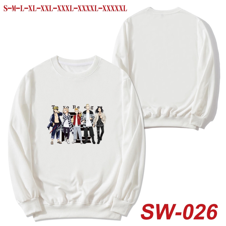 Tokyo Revengers  Anime autumn thin round neck sweater Hoodie from S to 5XL SW-026