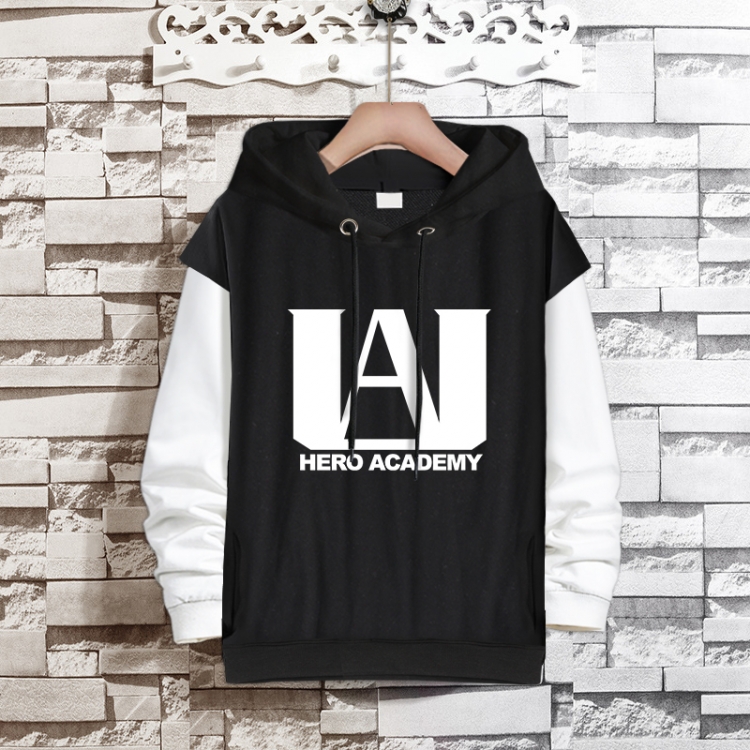  My Hero Academia Anime fake two-piece thick hooded sweater from S to 3XL