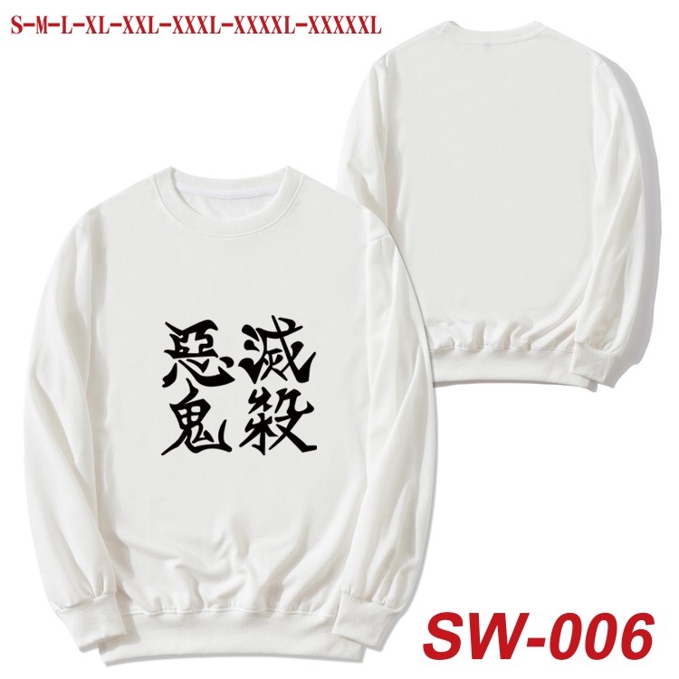 Demon Slayer Kimets Anime autumn thin round neck sweater Hoodie from S to 5XL SW-006
