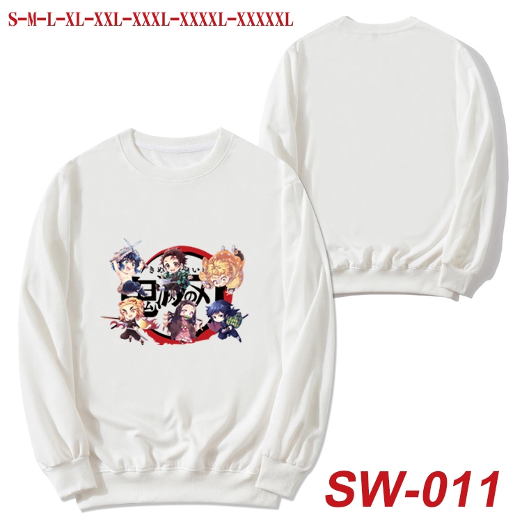 Demon Slayer Kimets Anime autumn thin round neck sweater Hoodie from S to 5XL  SW-011