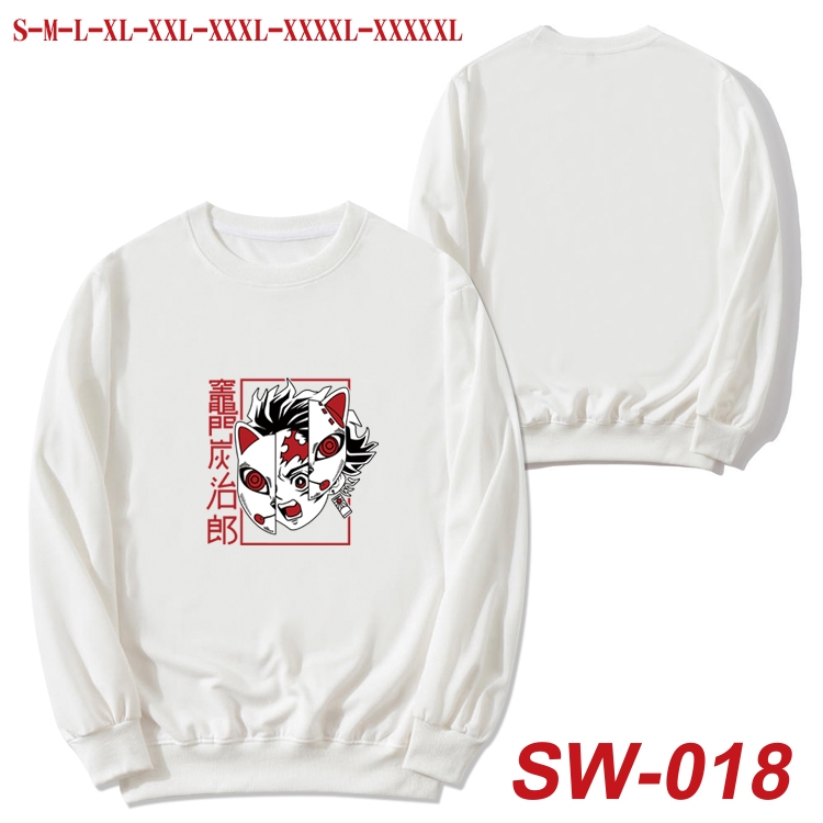 Demon Slayer Kimets Anime autumn thin round neck sweater Hoodie from S to 5XL  SW-018