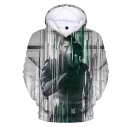 VIGIL Hooded jacket hip-hop zi...