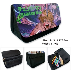 Chainsaw Man  Velcro canvas zi...