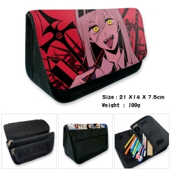 Chainsaw Man  Velcro canvas zi...