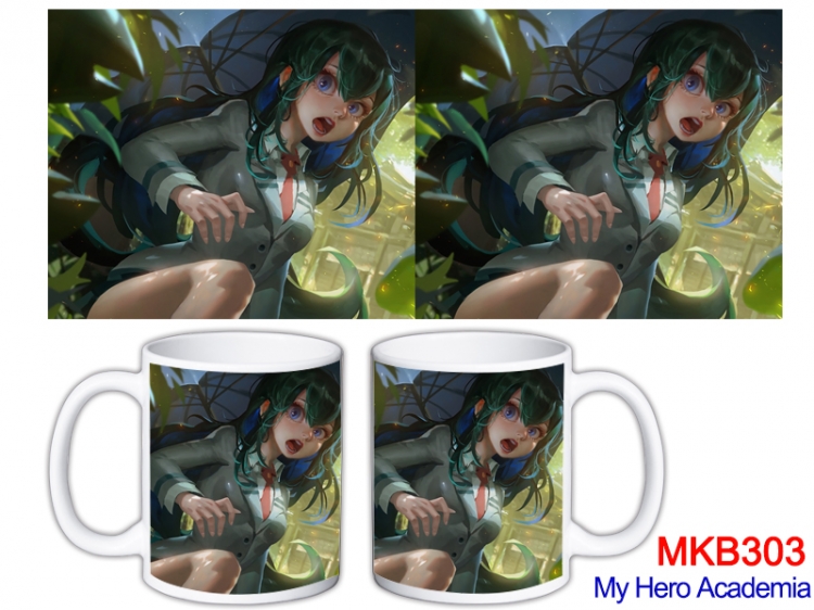 My Hero Academia Anime color printing ceramic mug cup price for 5 pcs   MKB-303