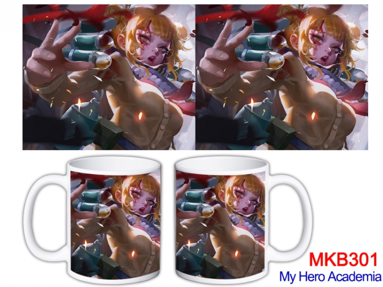 My Hero Academia Anime color printing ceramic mug cup price for 5 pcs   MKB-301